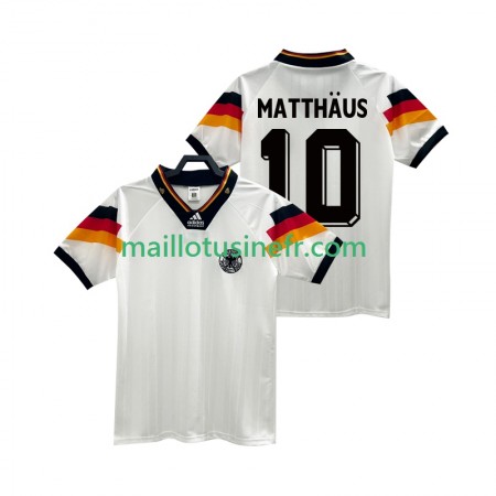 Maillot de Foot Allemagne MATTHAUS 10 Domicile Retro 1992 Maillot de Foot Allemagne MATTHAUS 10 Domicile Retro 1992